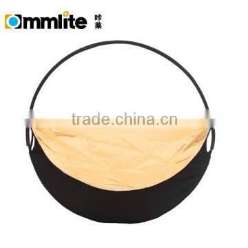 Double hand-held portable 110cm 5-in-1 circle reflector Silver/White/Black/Gold/Soft