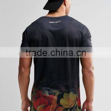 100%cotton short sleeve 2016 new design colourful sublimation t shirt