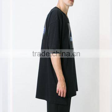 2016 Guangzhou Hongxiong OEM Customized Short Sleeves Plus Size Fashionable Men Spring Summer High Quality New Style Men T-shirt photo-3