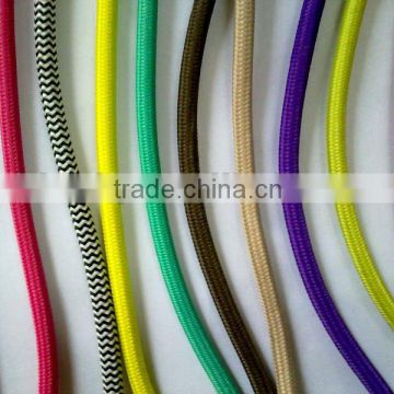 Colored PVC braided wire