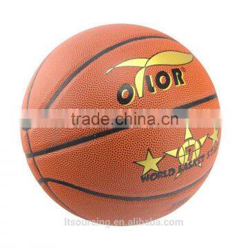 8 pannels training Size 7 PVC leather laminated basketball