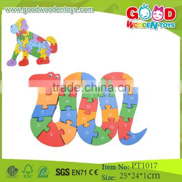 Latest Design Colorful Wooden Puzzle Toy Jigsaw Puzzle Wholesale