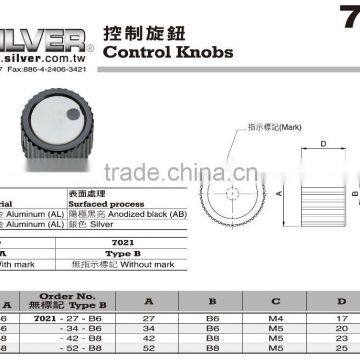 For Milling Machine and Lathes Use Taiwan Aluminum Control Knobs