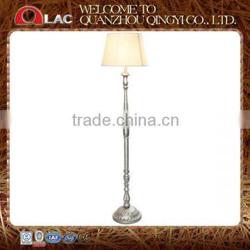 CE UL approved silver downlight indoor antique decorative handmade wooden floor lamp