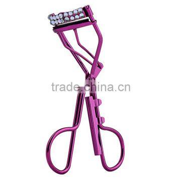 Rhinestone eyelash curler