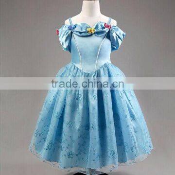 2015 Cinderella flower girl dresses with high quality