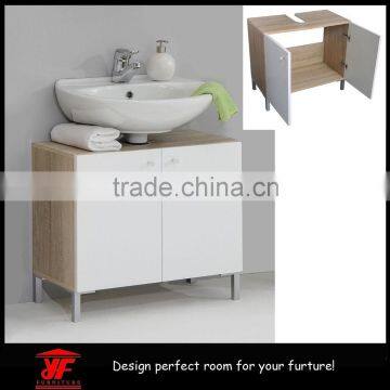 Cheap Classic Corner Wooden Vanity MDF Double Sinks with Cabinet Bathroom