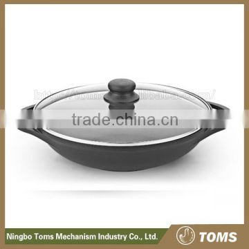 New design 32cm Non-stick Die Cast Aluminium Wok pan