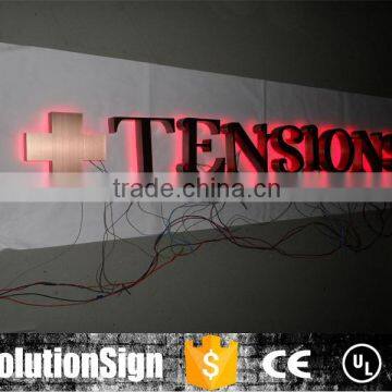 Metal Frame Acrylic Faces LED 3D Shop Letter Sign