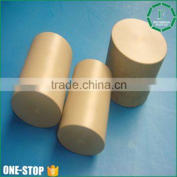 Extruded engineering customized diameter flexible round durable hard pps plastic solid bar rod