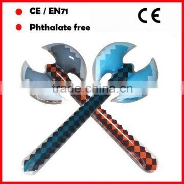 Transparent Color With Custom Printing Inflatable Axe for Kids