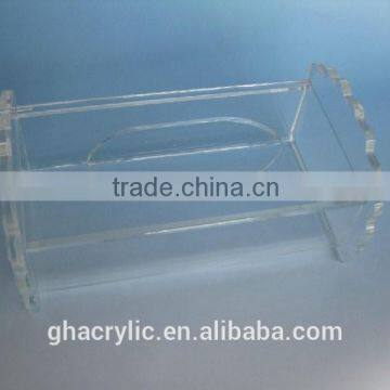 GH-RZ532 Strict Request Quality Clear Acrylic Make up Display Stand Make up Dispaly Rack ,top Grade Acrylic Display Rack photo-5