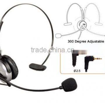 High Quality Cordless Phone Headset HSM-1001J2.5