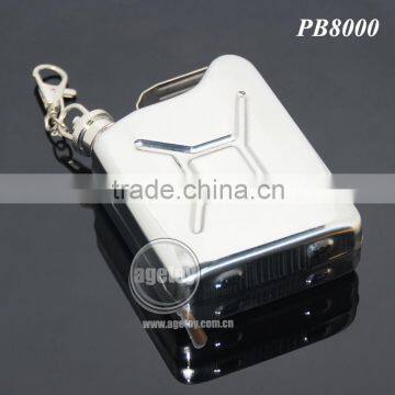 5oz Stainless Steel Portable Kettle Five Ounce Oilcan Keychain 150ML Metal Travel Wine Pot Hip Flask photo-2