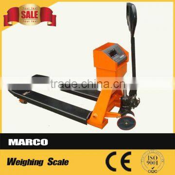 2000KG Stainless Steel Hydraulic Pallet Jack Scale