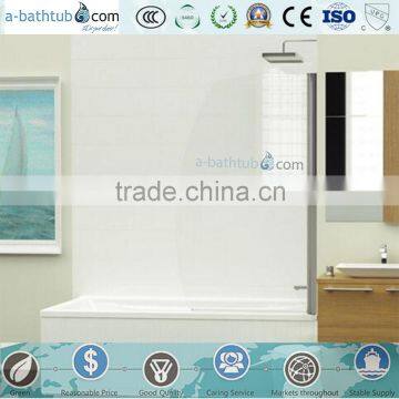 Sail bath screen,5mm toughened glass freestand bath screen