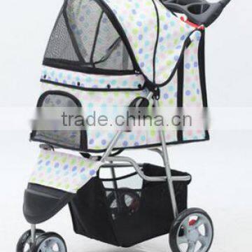 High quality three wheels waterproof pet stroller