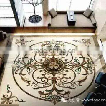 Marble Stone Polished of the Waterjet Patterns Flooring Tiles photo-2