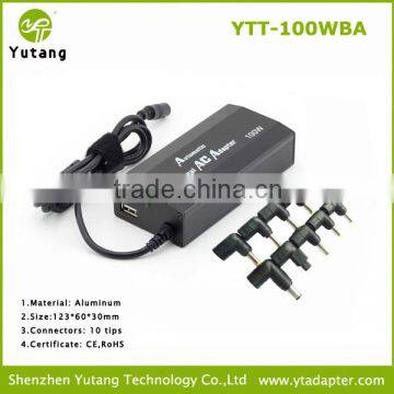 aluminum universal automatic for ac to dc laptop ac dc adapters 100w in laptop