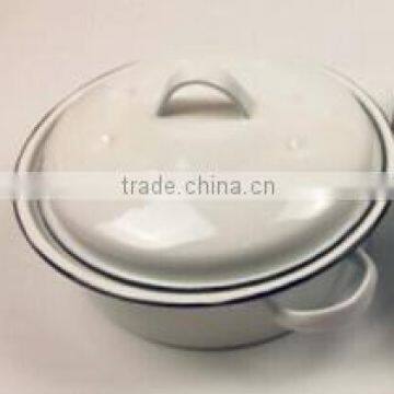 Enamel Coated pot,Enamel roasting Pan ,Enamel Round Roaster , round self basting roaster,Roast chicken machine,