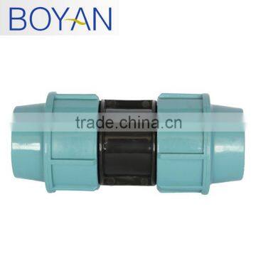 pp/pe compression fittings coupling quick pipe irrigation coupling