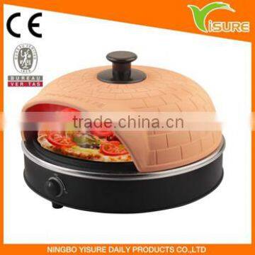 Natural ZISHA Clay Pizza oven Electric Pie Oven Pizza Dome For 1 person