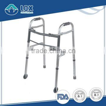 Folding discount walker aids with 3'' wheels for disabled