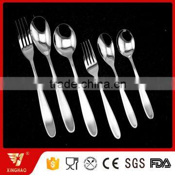 New Style 18/10 Korean Stainless Steel Fork and Spoon in Different Specifications