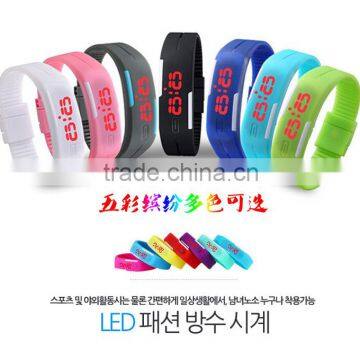 Electronic touch waterproof LED watch ,fashion watch