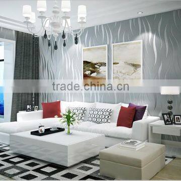 Modern Decorative Texture Wallpaper for Living Room photo-3