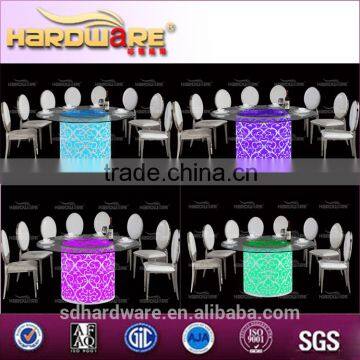 Dining Room Furniture Dining Table and 4 Metal Legs PU Chair photo-6