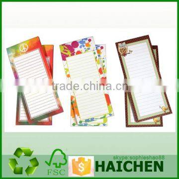 Top Sale Low Price Personalized Marketing Family Memo Fridge Magnetic Notepad