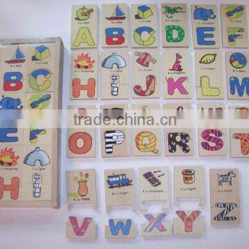 Wooden Alphabet Puzzle(Wooden craft in laser-cutting & engraving)