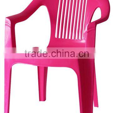 Plastic stackable/low back/leisure/arm chair-XL