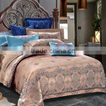 Luxury yarn dyed jacquard bedding set