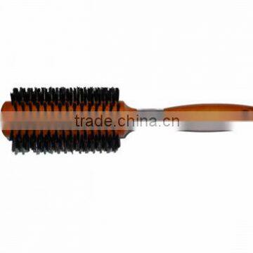 Round Wooden Hairbrush