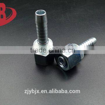 YB 20411 Manufacturer polished and priced carbon steel/stainless steel hydraulic hose metric black male pipe fittings