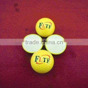 low carbon two piece tournament golf ball for professional golfer