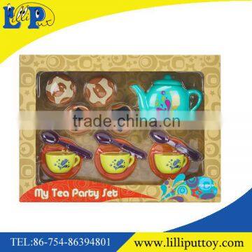 Colorful kitchen tea cup set toy for kids