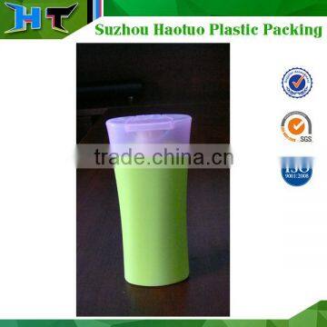 custom biodegradable empty plastic hair shampoo bottle 200ml