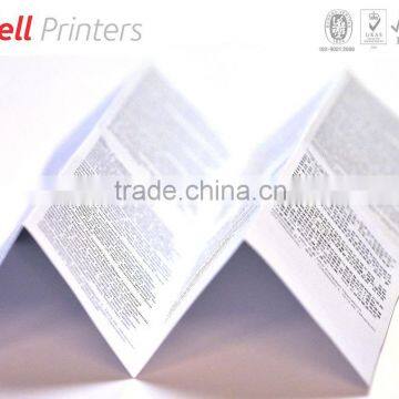 Single color tri-fold promotional handouts leaflets from India