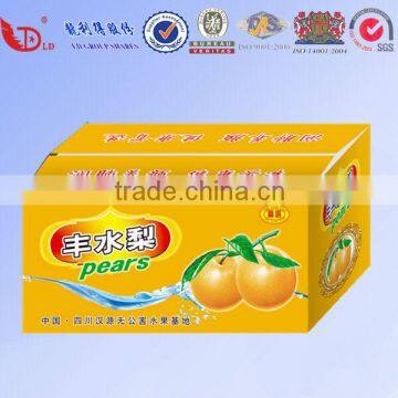 Bio-degradable corrugated carton box carton fruit box