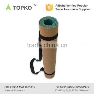 TOPKO no Smell Natural Cork Yoga Mat Cork Surface TPE Yoga Mat photo-5