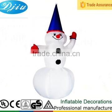 DJ-171 Inflatable Pointy hat christmas snowman air blown outdoor garden decoration