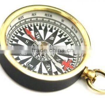 Brass Pendant Compass - brass pocket compass 13304