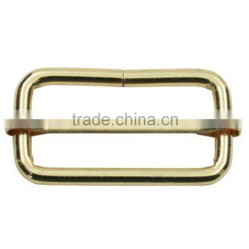 Wholesale different size wire buckle metal bag buckle gold adjuster