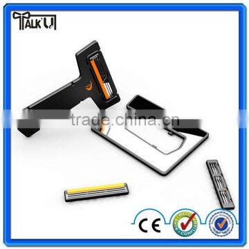 New Mini Design Credit Card Pocket Razor With Mirror photo-4