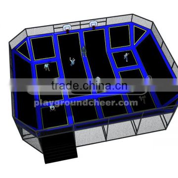 Cheer Amusement CH-ST150009 Playground Equipment Big Trampoline Park