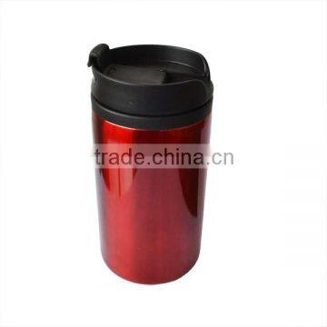 Double wall PP mug with lid plastic water bottle for kid