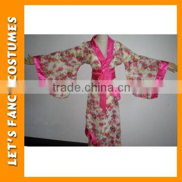 PGWC2485 Japanese Girls Cosplay Costume Silk Kimono Style Robe Japanese Kimono Robe